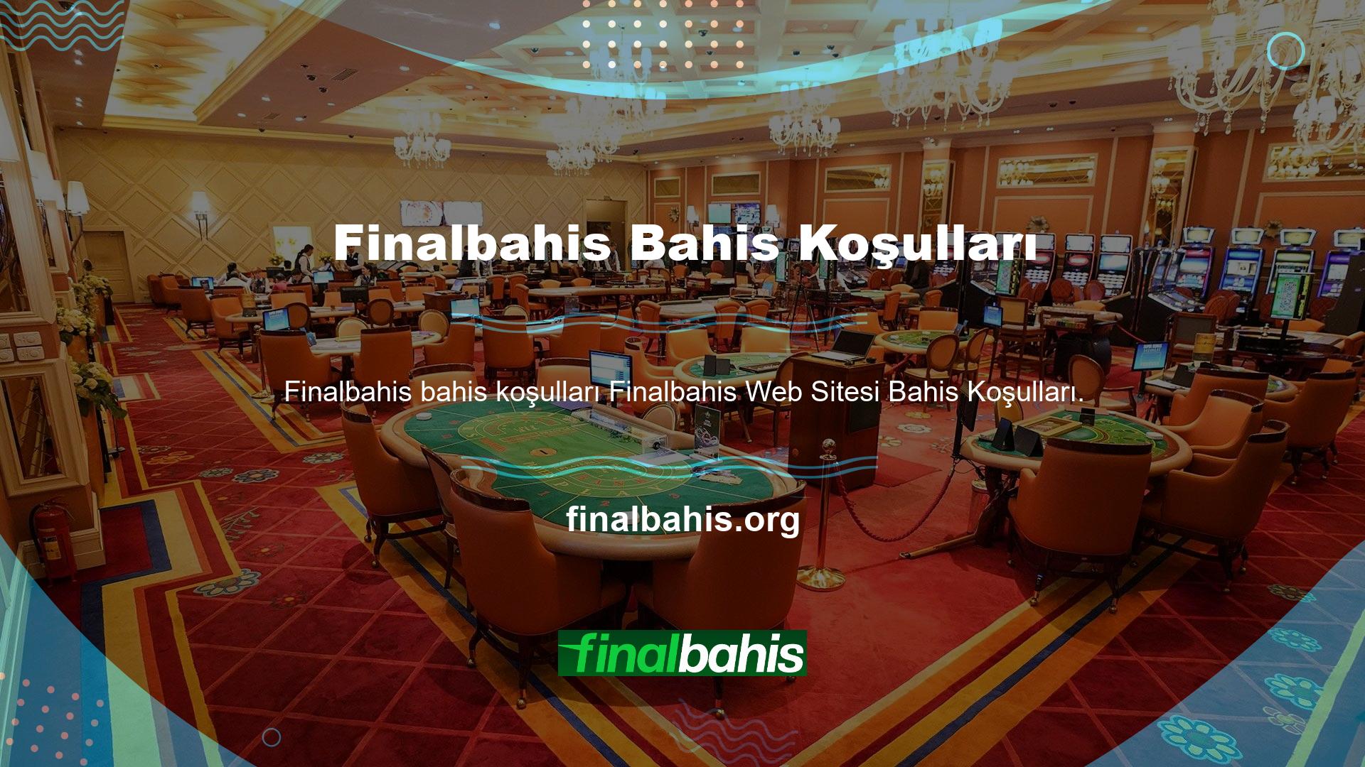 Finalbahis girişi, Finalbahis web sitesi bahis koşullarının siteyi düzenli olarak ziyaret eden bahis koşullarının kullanıcılar tarafından sorulan sorular arasında olup olmadığı sorusudur