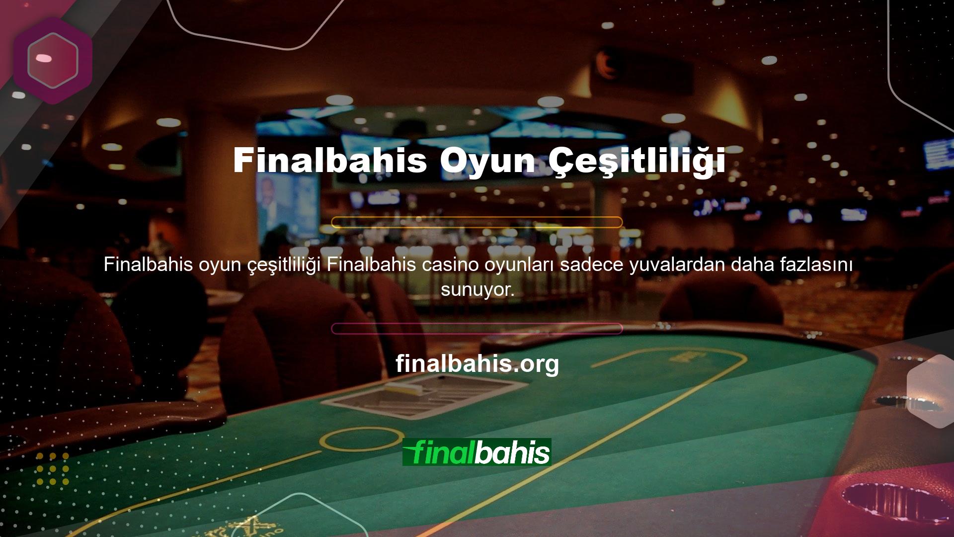 Diğer web sitelerinde çok sayıda seçenek var